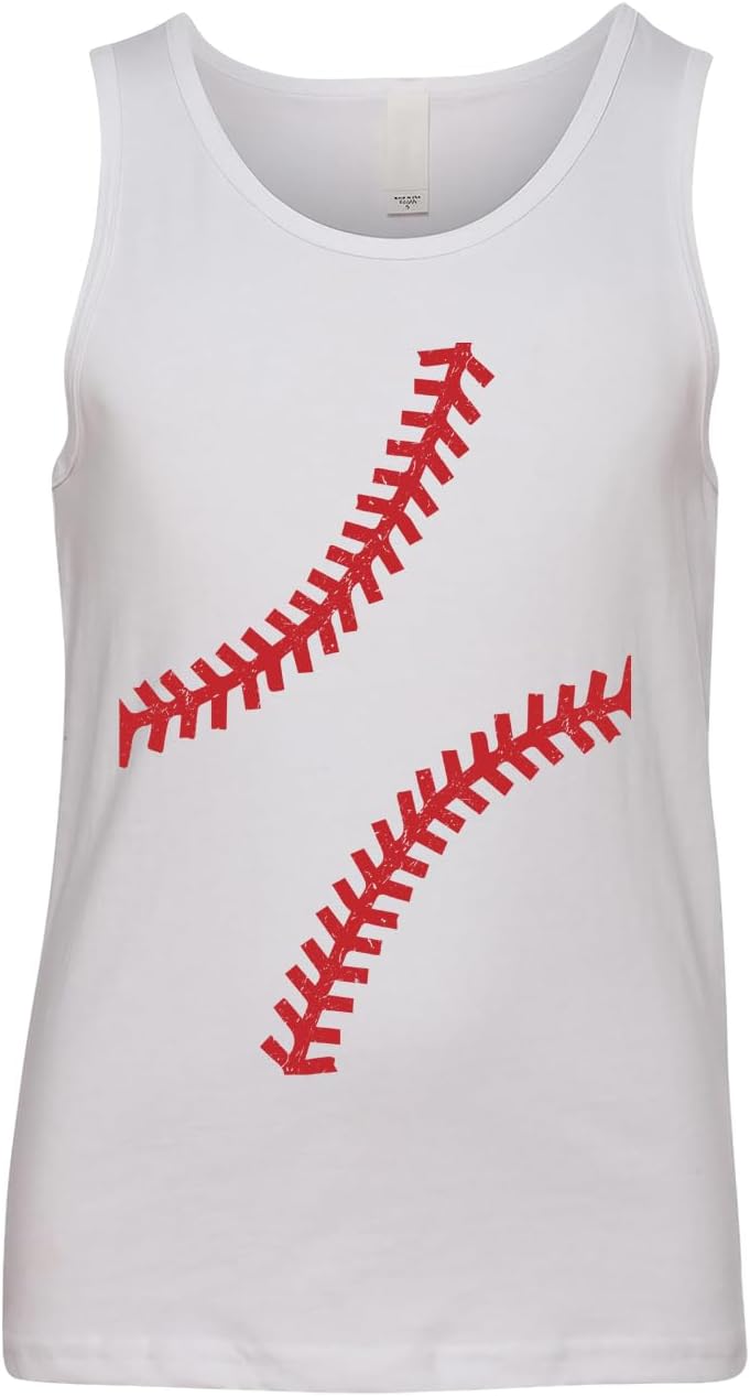 Threadrock Store Kids Baseball Seams Youth Tank Top - Image 1